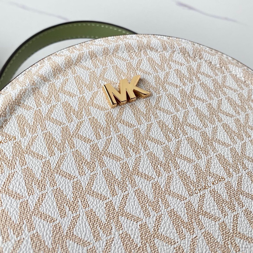 Michael Kors Delaney White Logo Crossbody Bag - Picture 6 of 6